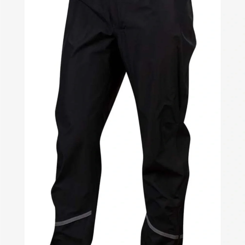 PEARL IZUMI Black Athletic Pants with Reflective Stripes. Size 36